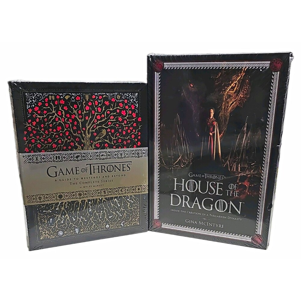 Game of Thrones Guide to Westeros & House of the Dragon Inside Creation Book Lot
